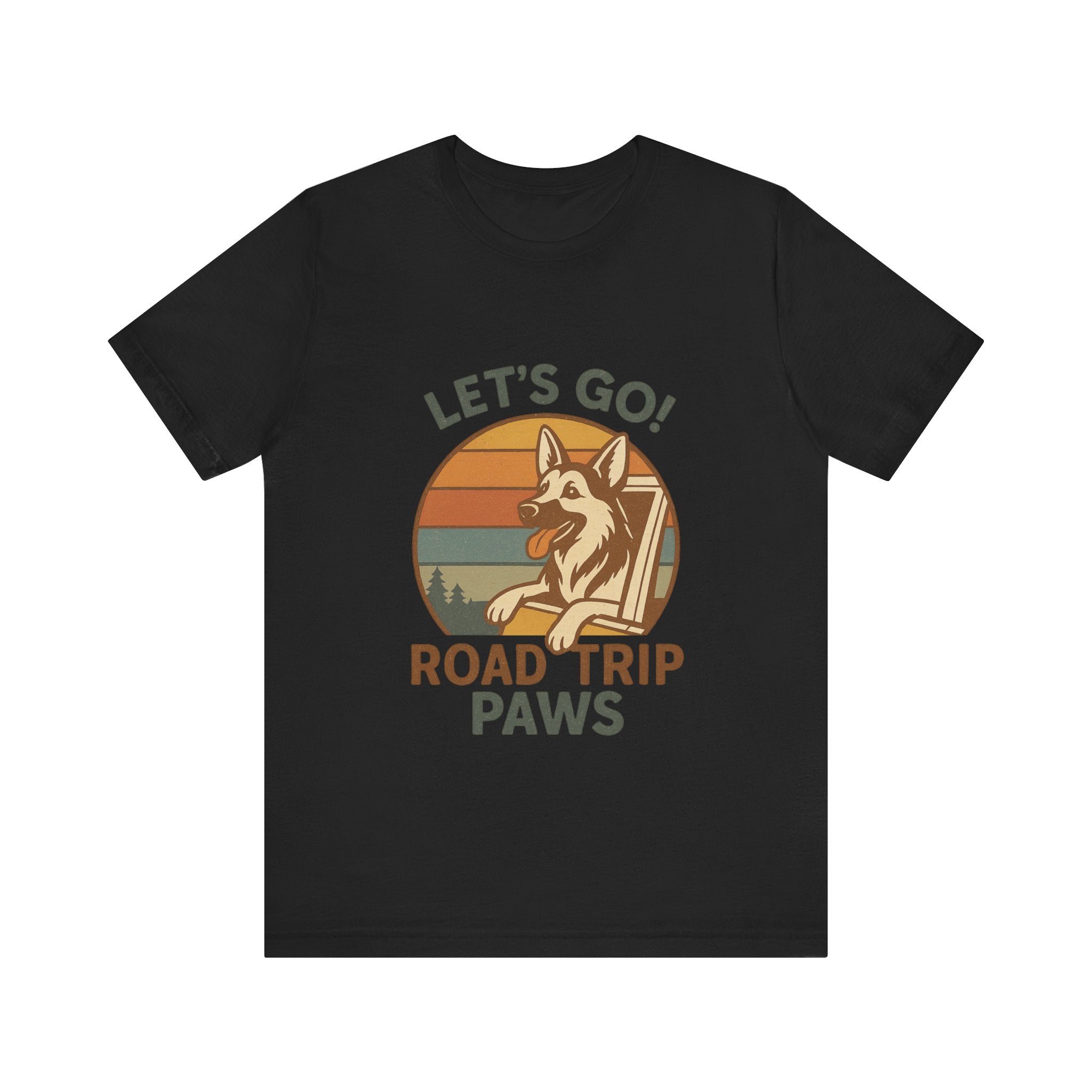 Adventure Dog Road Trip Tee, Unisex Graphic Shirt, Pawsome Travel Shirt, Pet Lover Gift, Outdoor Adventure Apparel