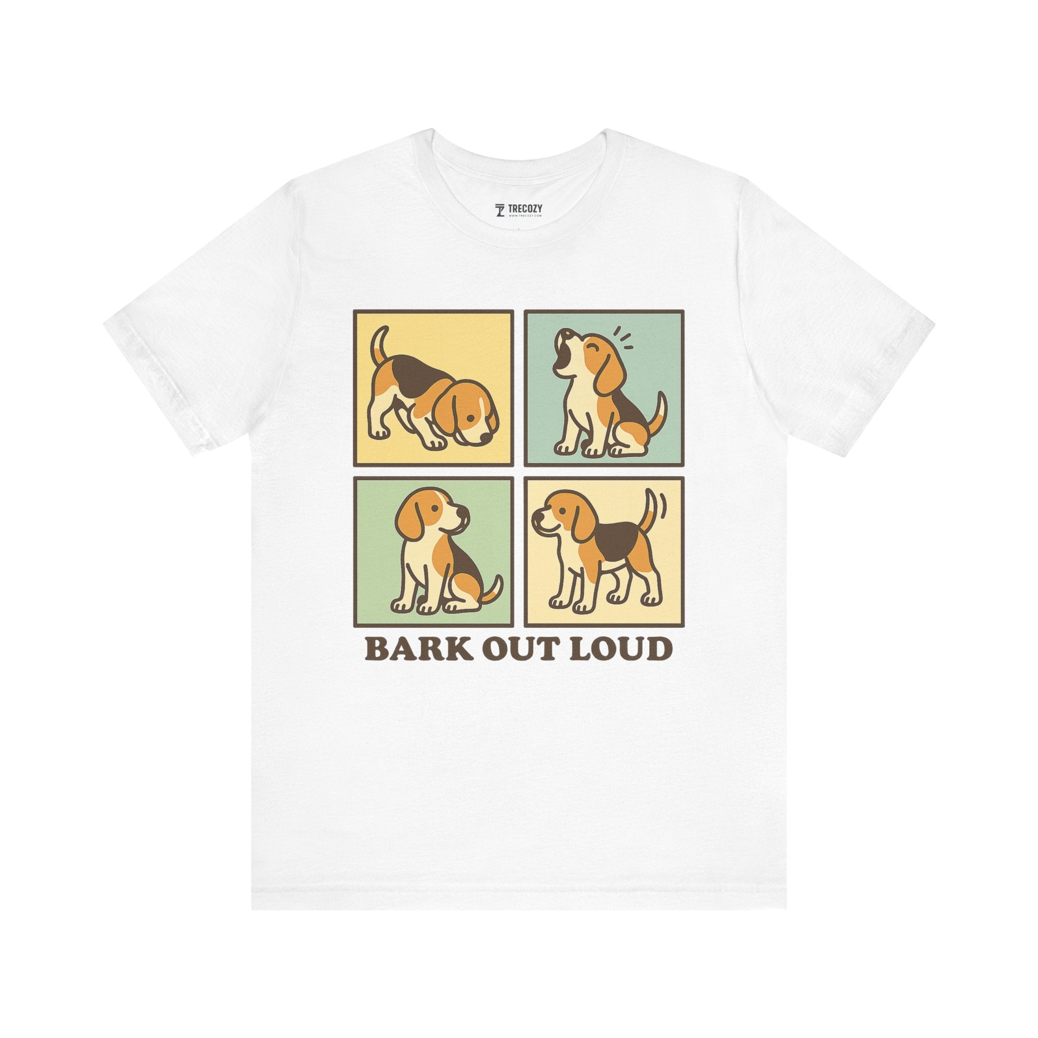 Beagle Bark Out Loud Dog Tee, Cozy TShirt, Gift for Pet Owners, Trending Cute Animal Top, Cute Dog Tshirt