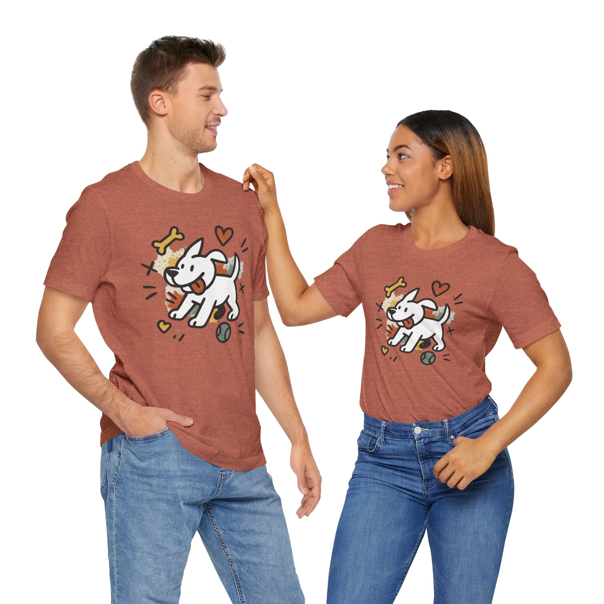 Dog Tee - Playful Unisex Jersey Short Sleeve Tee, dog lover tshirt