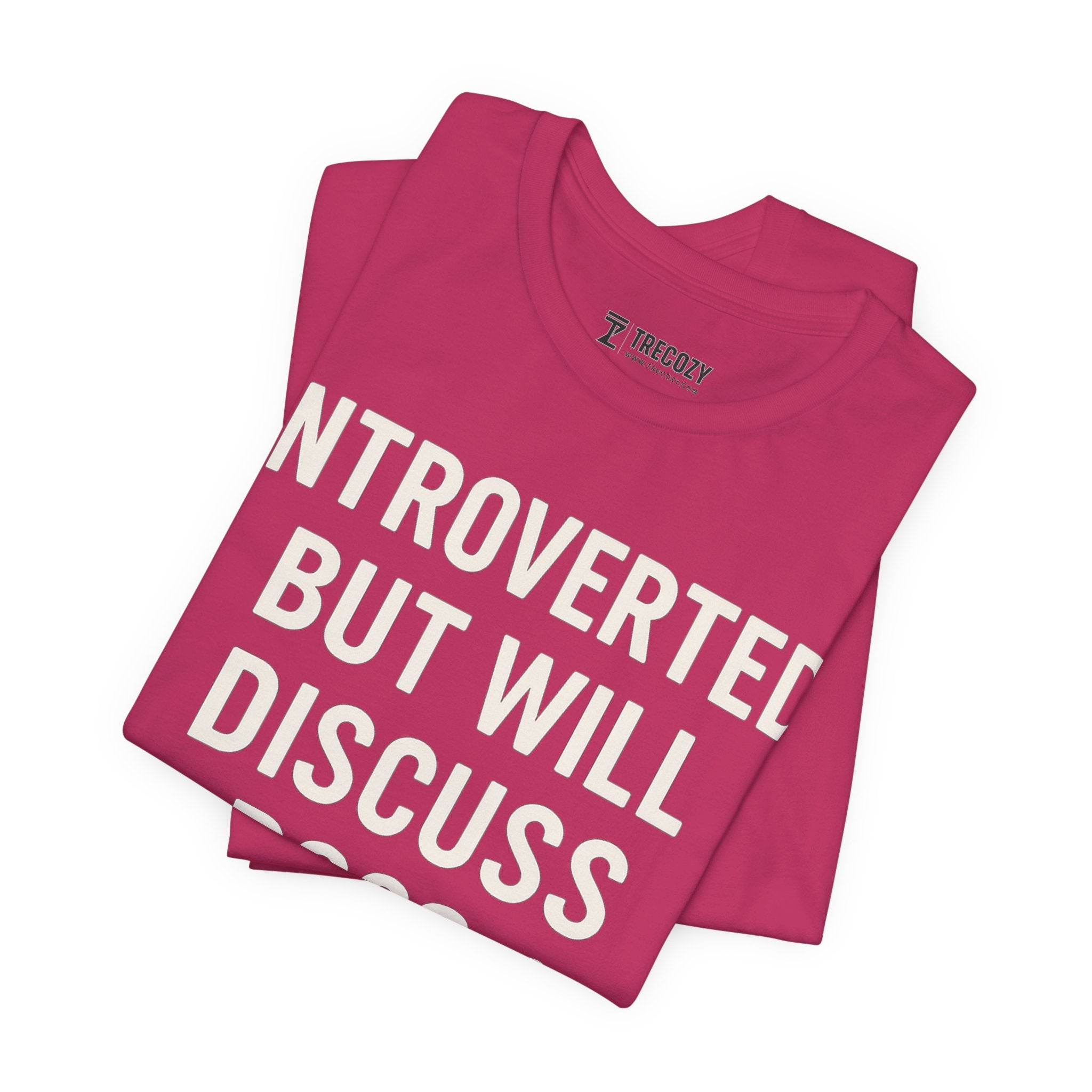 Introverted Dog Lover Tee, Funny Animal Shirt, Pet Lover Gift, Introvert Humor, Birthday Gift for Dog Owners