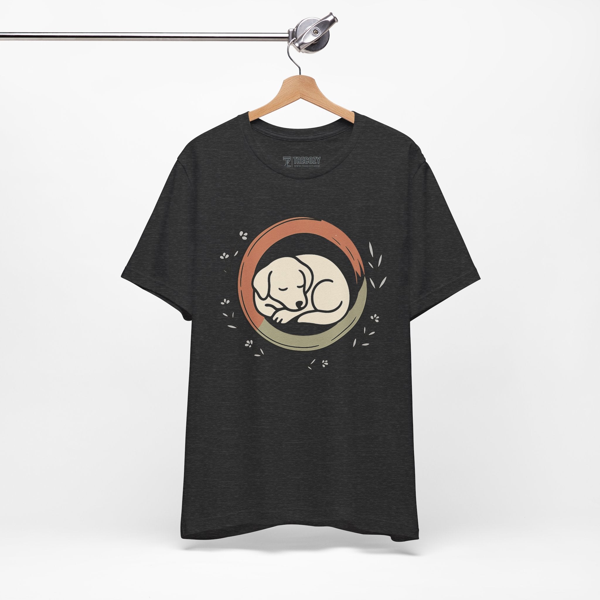 Sleeping Puppy Tee, Cozy TShirt, Gift for Pet Owners, Trending Cute Animal Top, Cute Dog Tshirt