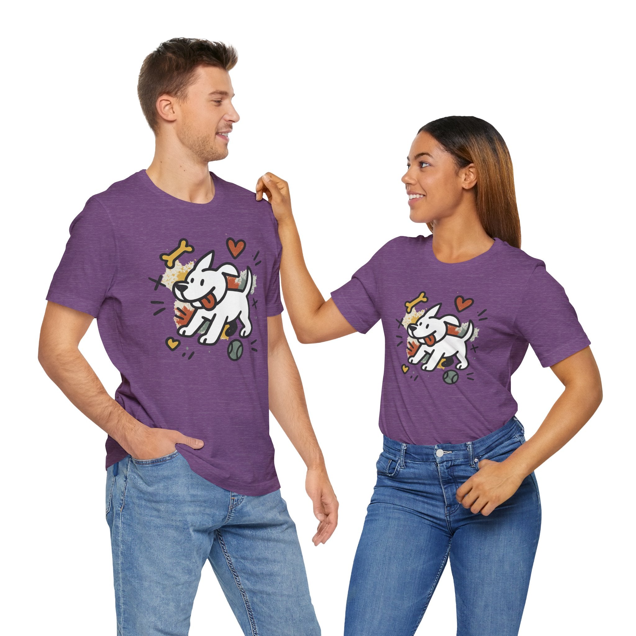 Dog Tee - Playful Unisex Jersey Short Sleeve Tee, dog lover tshirt
