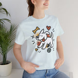 Dog Tee - Playful Unisex Jersey Short Sleeve Tee, dog lover tshirt