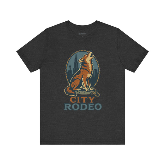 City Rodeo Unisex Tee – Vintage Graphic T-Shirt for Outdoorsy Souls, Perfect Gift for Adventurers, Casual Wear, or Travel