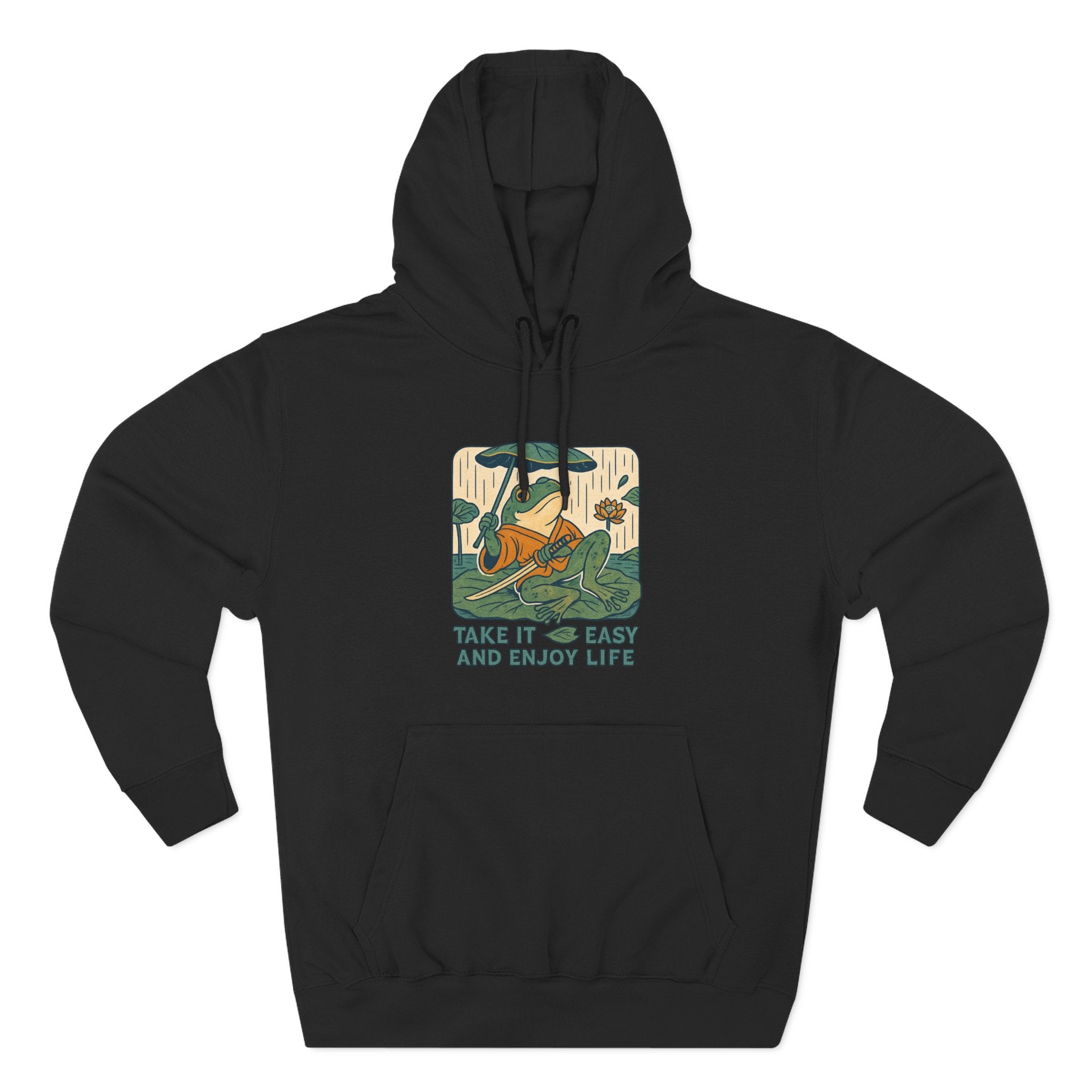 Chill Vibes Fleece Hoodie | Cozy Hoodie for Relaxation, Perfect for Gifts, Lounging, Nature Lovers, Casual Wear