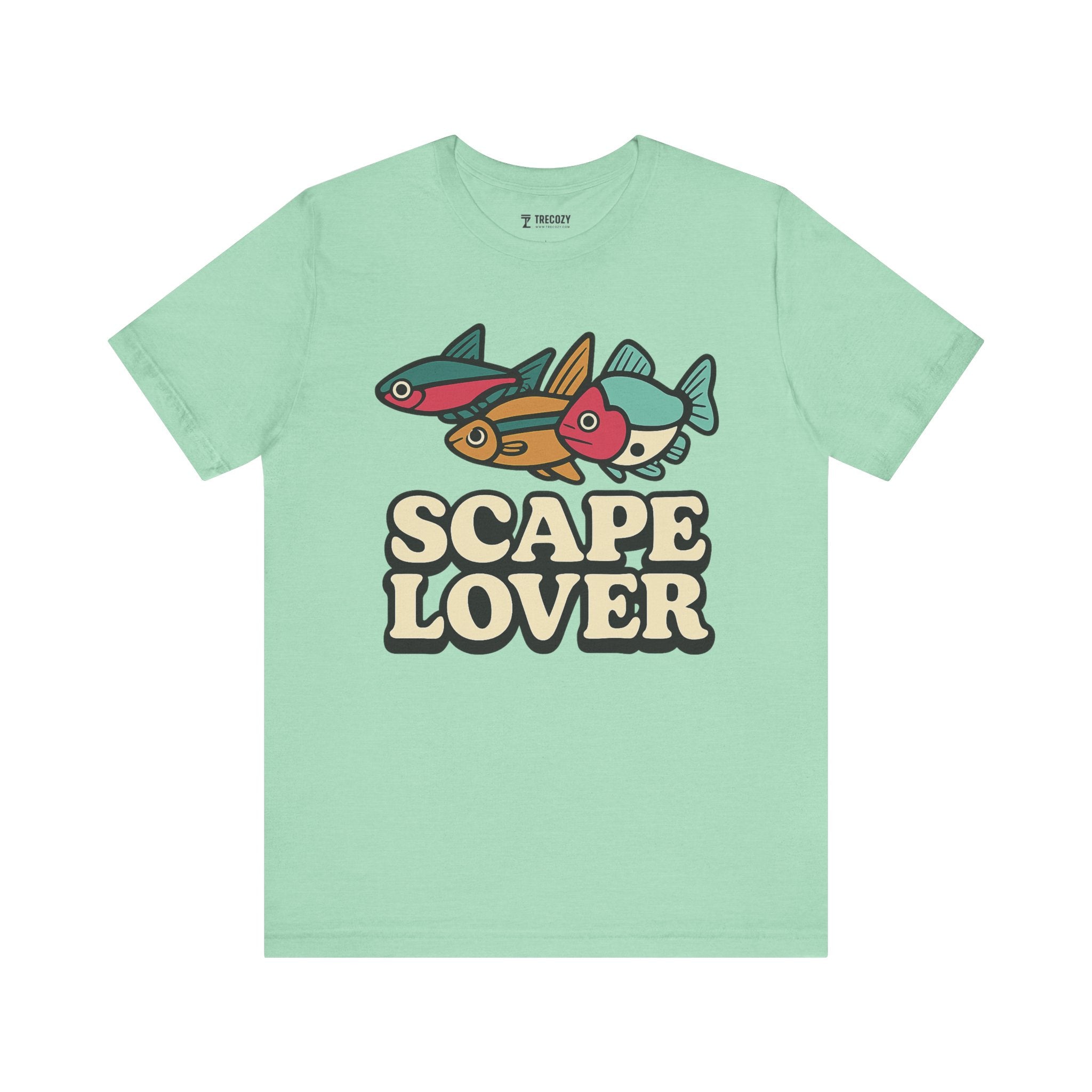 Aquascape Lover Tee, Cozy Shirt, Gift for Pet Owners, Trending Cute Animal Top, Cute Colorful Fish Tshirt