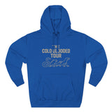 The Cold Blooded Tour Signature Fleece Hoodie - Snake, Iguana & Gecko Lovers Must-Have, Pet Parent Gift, Cozy Sweatshirt, Reptile Lover Wardrobe, Comfortable Hooded Sweatshirt