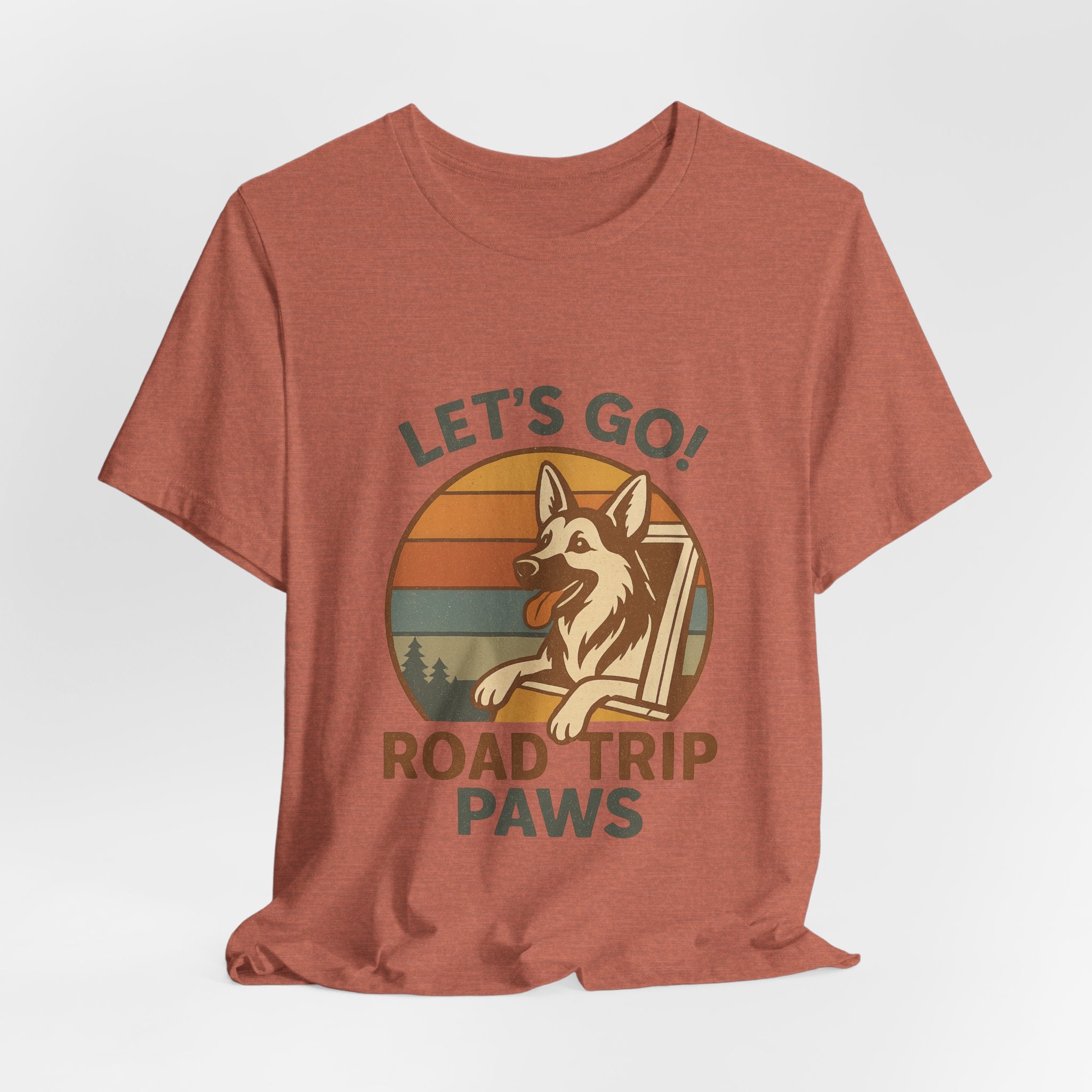 Adventure Dog Road Trip Tee, Unisex Graphic Shirt, Pawsome Travel Shirt, Pet Lover Gift, Outdoor Adventure Apparel