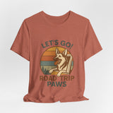 Adventure Dog Road Trip Tee, Unisex Graphic Shirt, Pawsome Travel Shirt, Pet Lover Gift, Outdoor Adventure Apparel