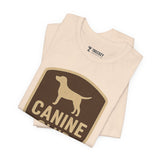 Canine Club Unisex Tee, Dog Lover Shirt, Birthday Gift, Pet Parent Apparel, Casual Wear, Animal Rescue Fundraiser