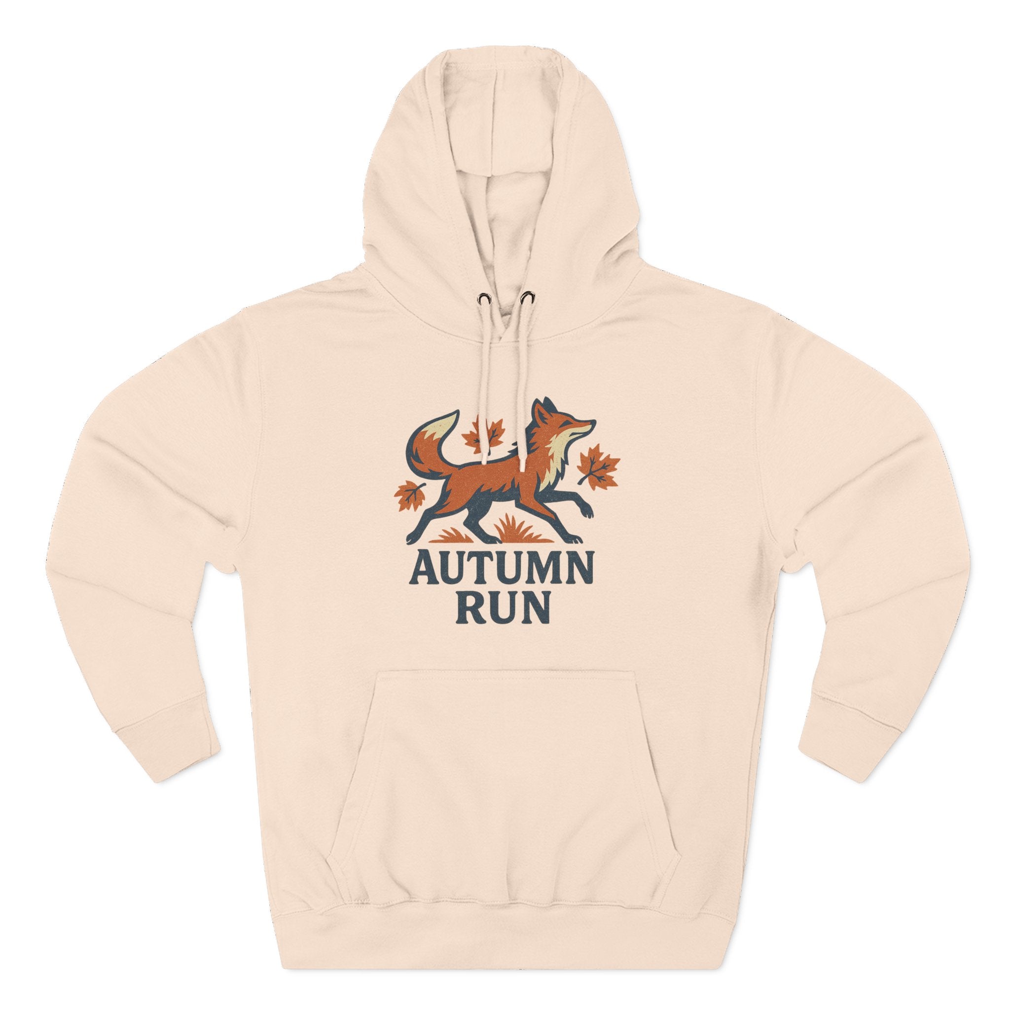 Autumn Fox Fleece Hoodie - Cozy Fall Apparel for Outdoor Adventures, Nature Lover Gift, Warm Fall Layer, Perfect for Seasonal Celebrations