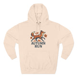 Autumn Fox Fleece Hoodie - Cozy Fall Apparel for Outdoor Adventures, Nature Lover Gift, Warm Fall Layer, Perfect for Seasonal Celebrations