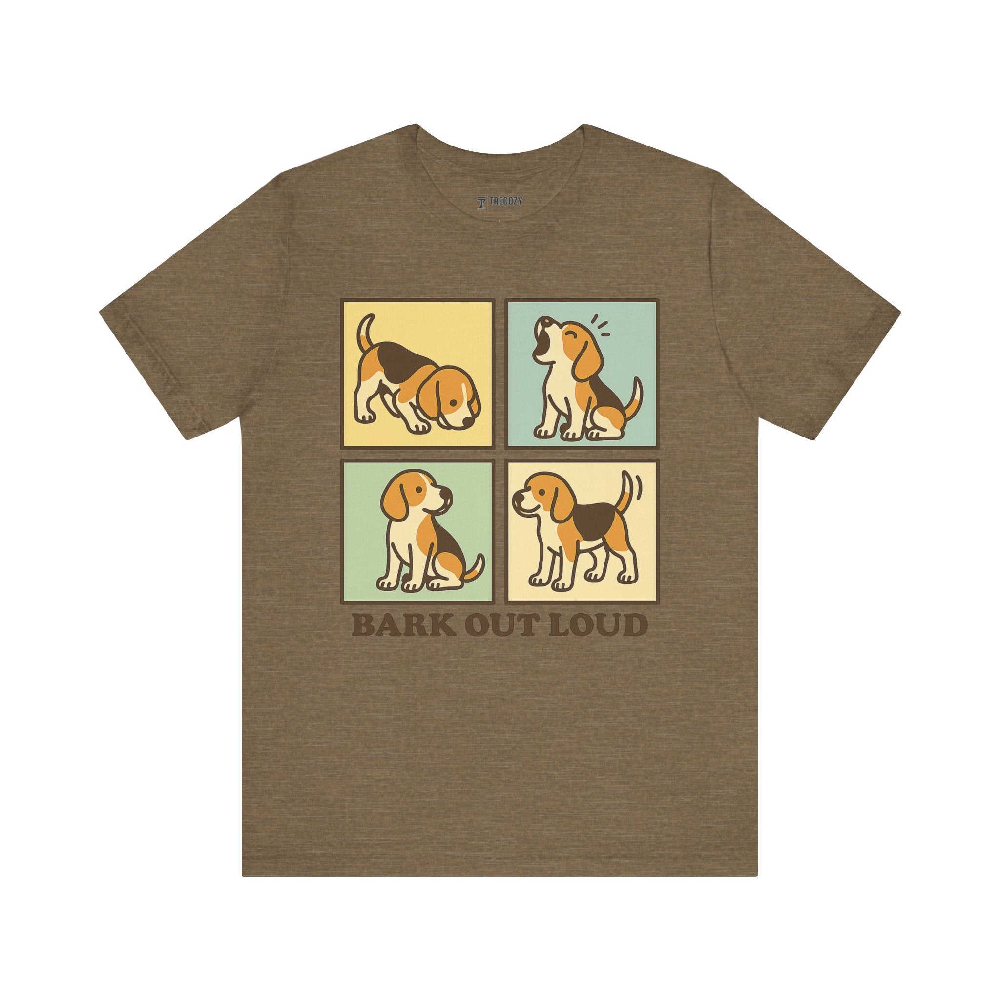 Beagle Bark Out Loud Dog Tee, Cozy TShirt, Gift for Pet Owners, Trending Cute Animal Top, Cute Dog Tshirt
