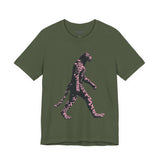 Pink Panthera Walk – Bold Leopard-Inspired T-Shirt, Fierce Urban Jungle Graphic Tee, Bold Animal Print Shirt