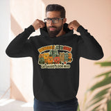 Lift Hard Look Mad Adorable Fleece Hoodie, Cozy Sweatshirt, Relaxed Apparel, Gift for Friends, Casual Wear, Chill Hoodie