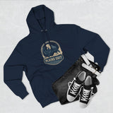 Adventurous Fleece Hoodie for Outdoor Enthusiasts, Cozy Horse and Bison Hoodie, Graphic Hoodie, Gifts for Nature Lovers, Comfortable Apparel