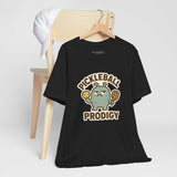 Pickleball Prodigy – Funny Pickleball Monster T-Shirt, Quirky Sports Cartoon Graphic Tee