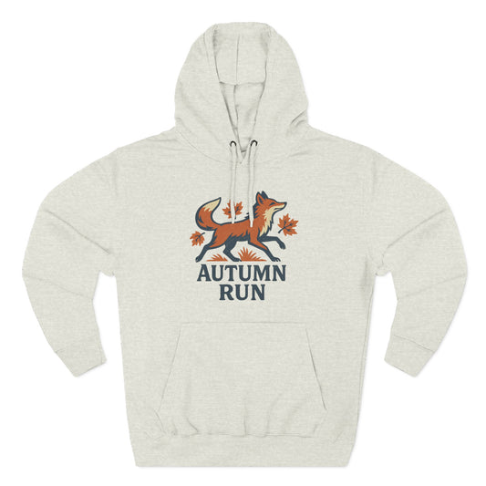 Autumn Fox Fleece Hoodie - Cozy Fall Apparel for Outdoor Adventures, Nature Lover Gift, Warm Fall Layer, Perfect for Seasonal Celebrations