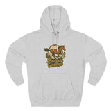 Cozy Horse Fleece Hoodie with Back Print - Cozy Fall Apparel for Outdoor Adventures, Nature Lover Gift, Warm Fall Layer, Perfect for Seasonal Celebrations