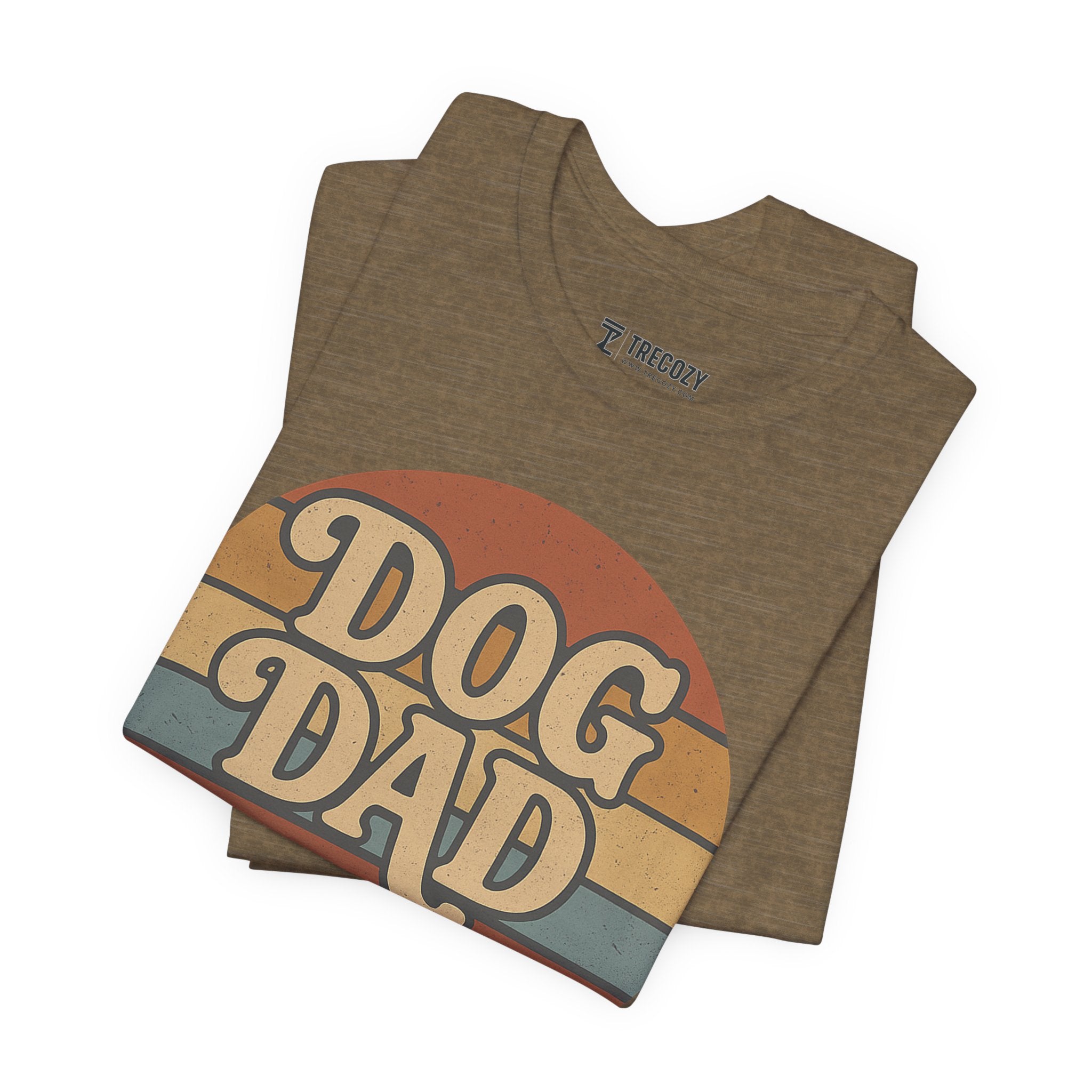 Dog Dad Retro Tee | Unisex Short Sleeve T-Shirt, Gift for Dog Lovers, Pet Dad Shirt, Casual Wear, Birthday Gift