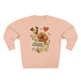 Unleash Happiness Dog Sweatshirt, Funny Pet Lover Gift, Cute Unisex Crewneck, Animal Lover Apparel, Cozy Gift for Dog Owners