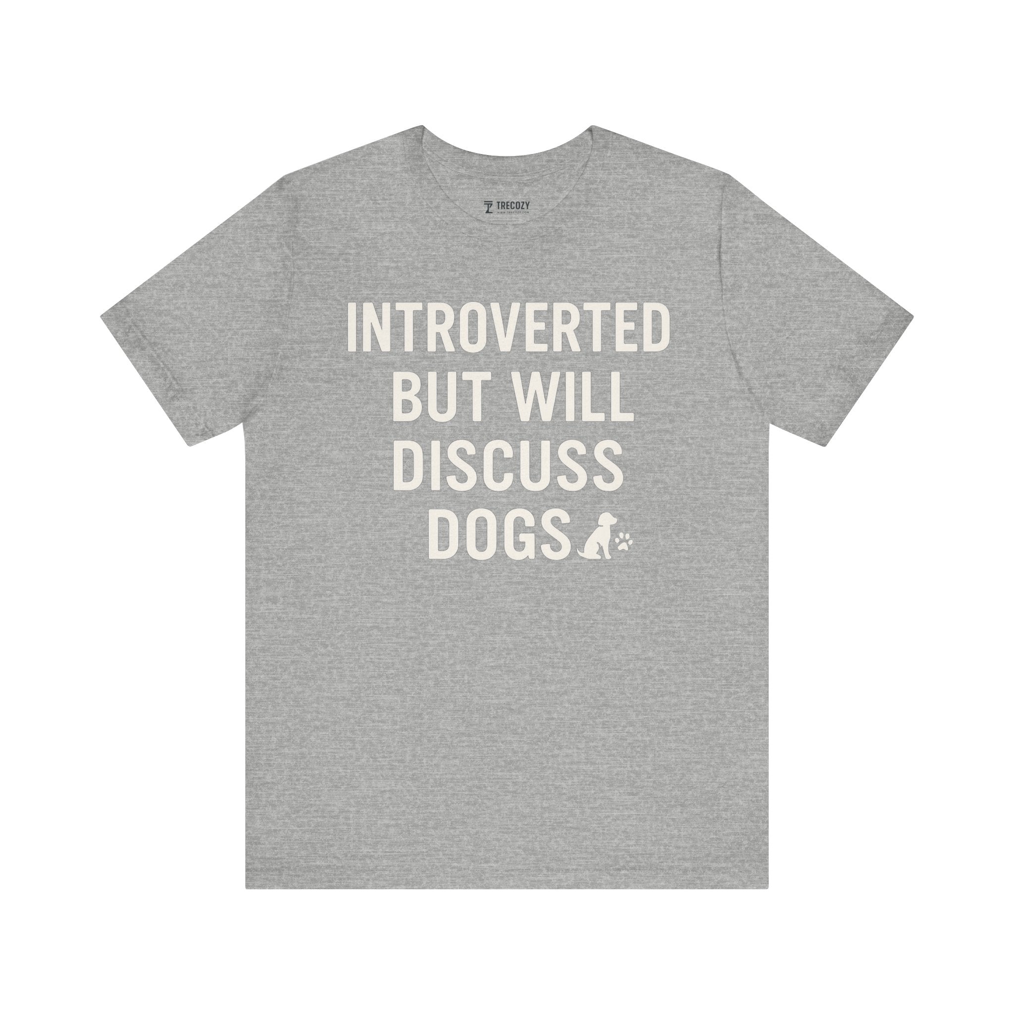 Introverted Dog Lover Tee, Funny Animal Shirt, Pet Lover Gift, Introvert Humor, Birthday Gift for Dog Owners
