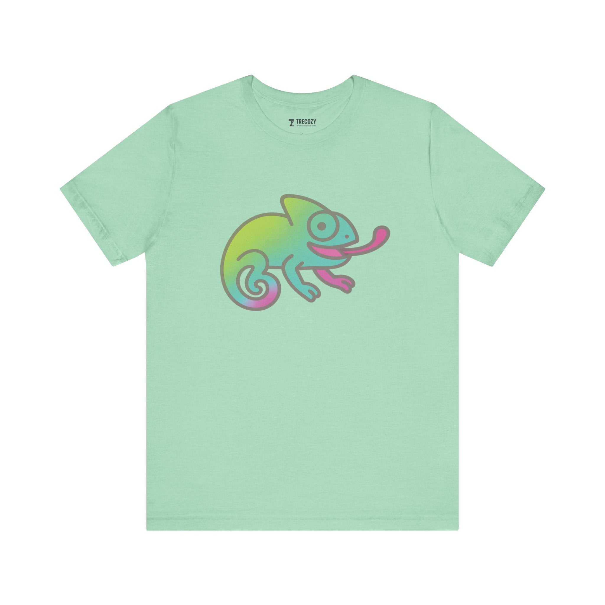 Chameleon Tee, Cozy Shirt, Gift for Pet Owners, Trending Cute Animal Top, Cute Reptile  Tshirt