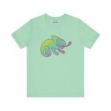 Chameleon Tee, Cozy Shirt, Gift for Pet Owners, Trending Cute Animal Top, Cute Reptile  Tshirt
