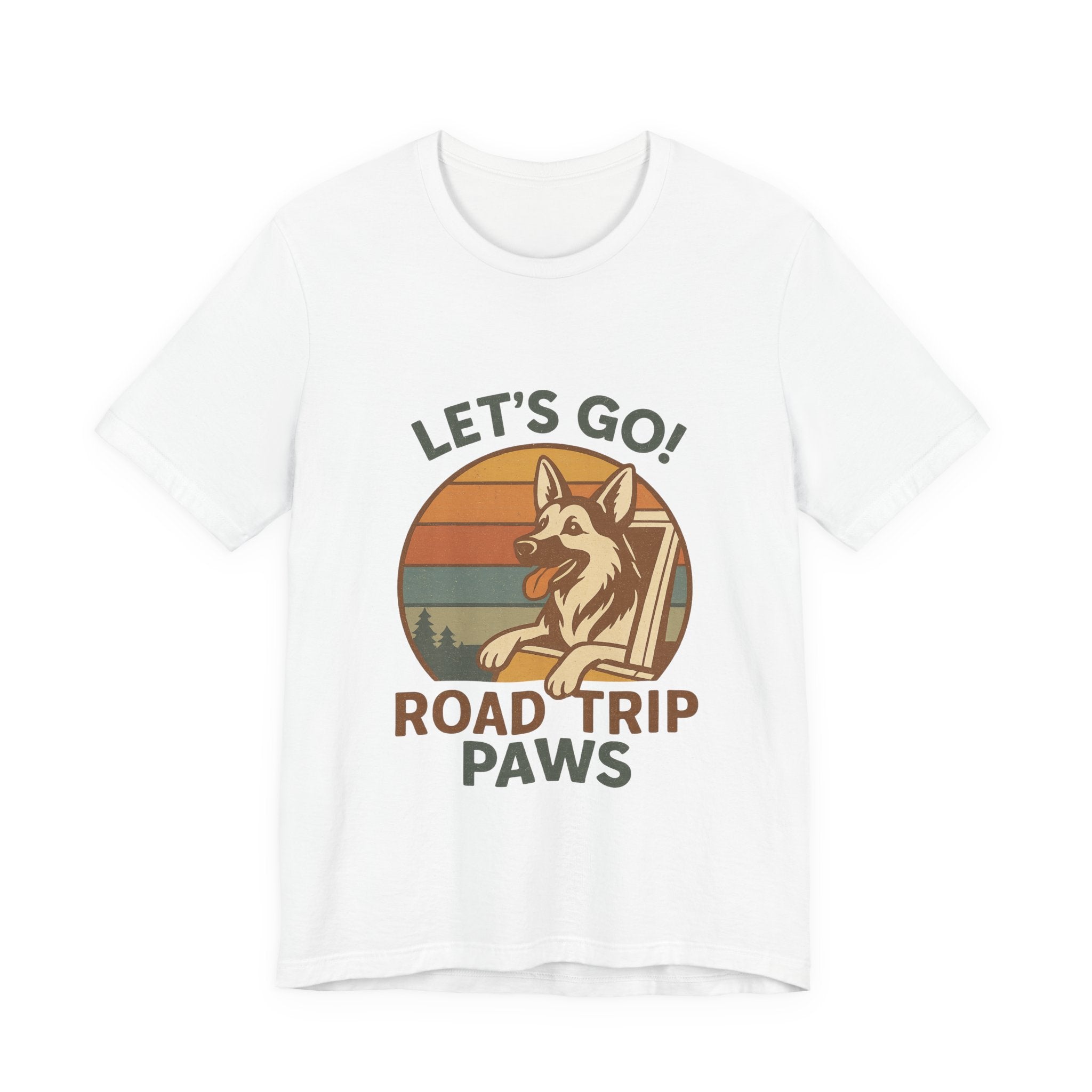Adventure Dog Road Trip Tee, Unisex Graphic Shirt, Pawsome Travel Shirt, Pet Lover Gift, Outdoor Adventure Apparel