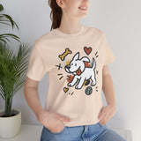 Dog Tee - Playful Unisex Jersey Short Sleeve Tee, dog lover tshirt
