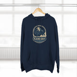 Adventurous Fleece Hoodie for Outdoor Enthusiasts, Cozy Horse and Bison Hoodie, Graphic Hoodie, Gifts for Nature Lovers, Comfortable Apparel