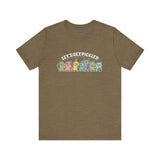 Let’s Get Pickled – Funny Pickleball Monster T-Shirt, Quirky Cartoon Sports Graphic Tee