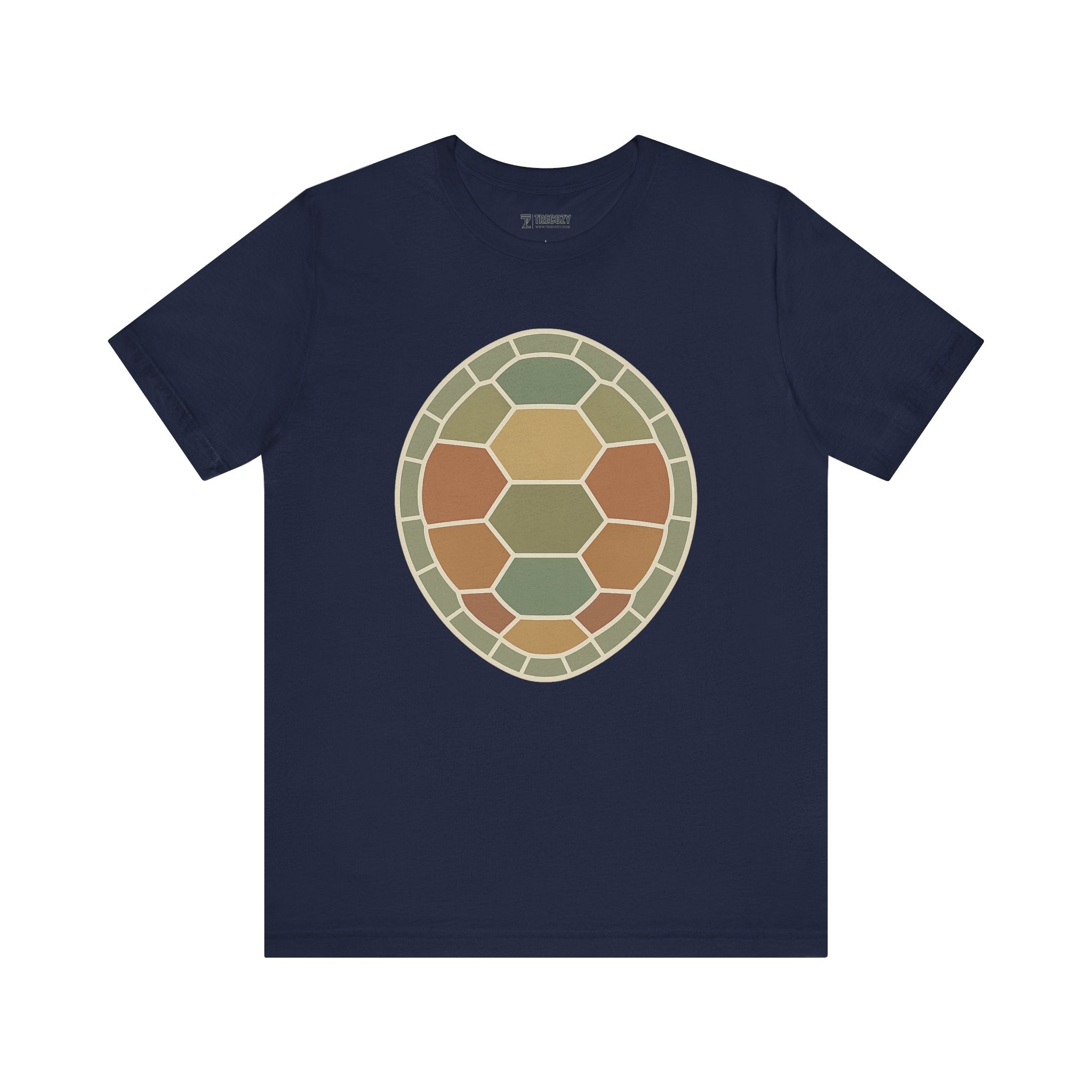 Geometric Turtle Shell Tee, Cozy Shirt, Gift for Pet Owners, Trending Cute Animal Top, Cute Reptile  Tshirt