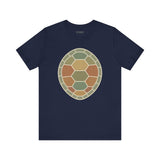 Geometric Turtle Shell Tee, Cozy Shirt, Gift for Pet Owners, Trending Cute Animal Top, Cute Reptile  Tshirt
