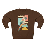 Tropical Parrot Sweatshirt, Cozy Crewneck for Bird Lovers, Casual Wear, Vacation Vibes, Unisex Fashion, Gift for Animal Enthusiasts