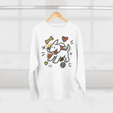Cute Dog Lover Crewneck Sweatshirt, Cozy Pet Gift, Animal Lover Apparel, Fun Dog Design, Perfect for Dog Owners, Casual Everyday Wear