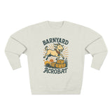 Barn Yard Acrobat GOAT Unisex Crewneck Sweatshirt | Cozy Fall Fashion, Gift for Nature Lovers, Perfect for Outdoors & Running, Seasonal Apparel