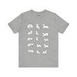 Multiple Cats Playing Tee, Cozy Cat Lover Shirt, Gift for Pet Owners, Cute Animal Top, Cat with Flowers