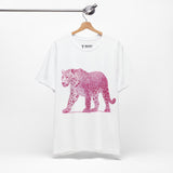 Pink Leopard – Bold Animal Print T-Shirt, Fierce Jungle Cat Graphic Tee, Nature-Inspired Graphic Tee