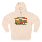 Lift Hard Look Mad Adorable Fleece Hoodie, Cozy Sweatshirt, Relaxed Apparel, Gift for Friends, Casual Wear, Chill Hoodie