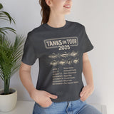 Tanks on Tour Tee, Cozy Shirt, Gift for Pet Owners, Trending Cute Animal Top, Funny Fish Tshirt