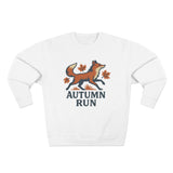 Autumn Run Fox Unisex Crewneck Sweatshirt | Cozy Fall Fashion, Gift for Nature Lovers, Perfect for Outdoors & Running, Seasonal Apparel