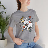 Dog Tee - Playful Unisex Jersey Short Sleeve Tee, dog lover tshirt