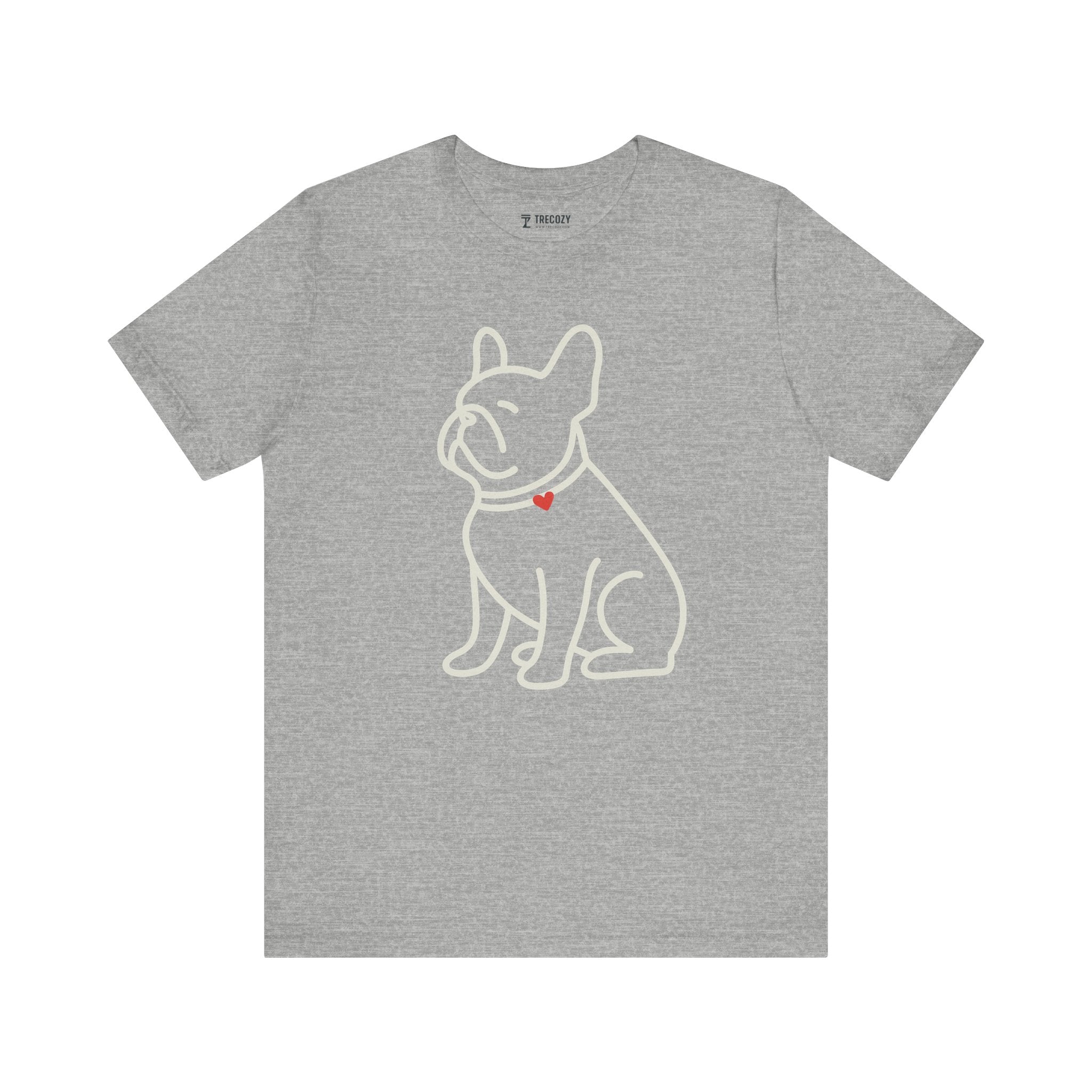 French Bulldog Dog Tee, Cozy TShirt, Gift for Pet Owners, Trending Cute Animal Top, Cute Dog Tshirt