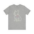 French Bulldog Dog Tee, Cozy TShirt, Gift for Pet Owners, Trending Cute Animal Top, Cute Dog Tshirt