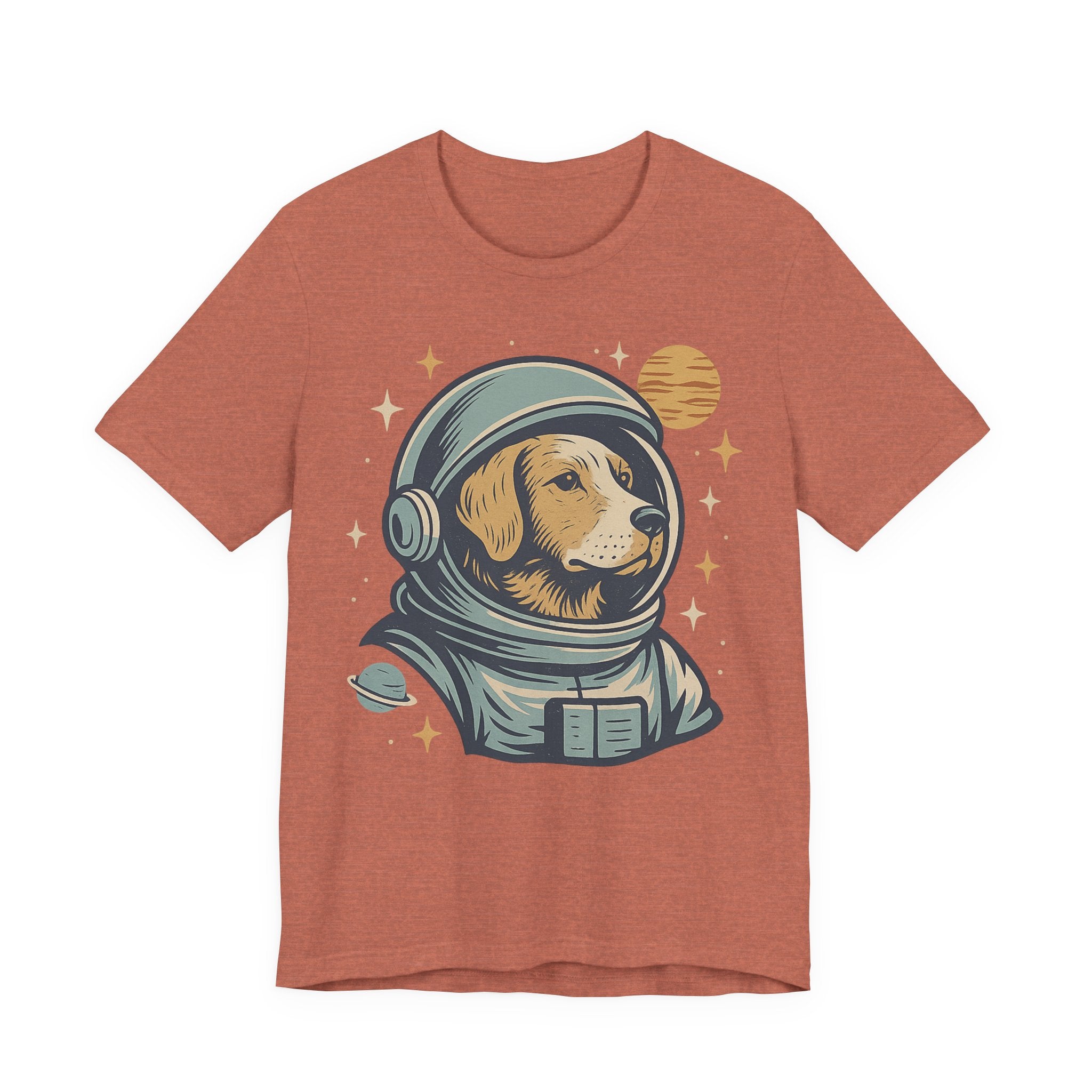 Astronaut Dog Unisex Tee | Cute Pet Lover Shirt, Dog Lover Gift, Space Themed Tee, Fun Casual Wear, Everyday Style