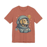 Astronaut Dog Unisex Tee | Cute Pet Lover Shirt, Dog Lover Gift, Space Themed Tee, Fun Casual Wear, Everyday Style