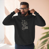 Night Crawler Fleece Hoodie - Unleash Happiness, Pet Parent Gift, Cozy Sweatshirt, Reptile Lover Wardrobe, Comfortable Hooded Sweatshirt