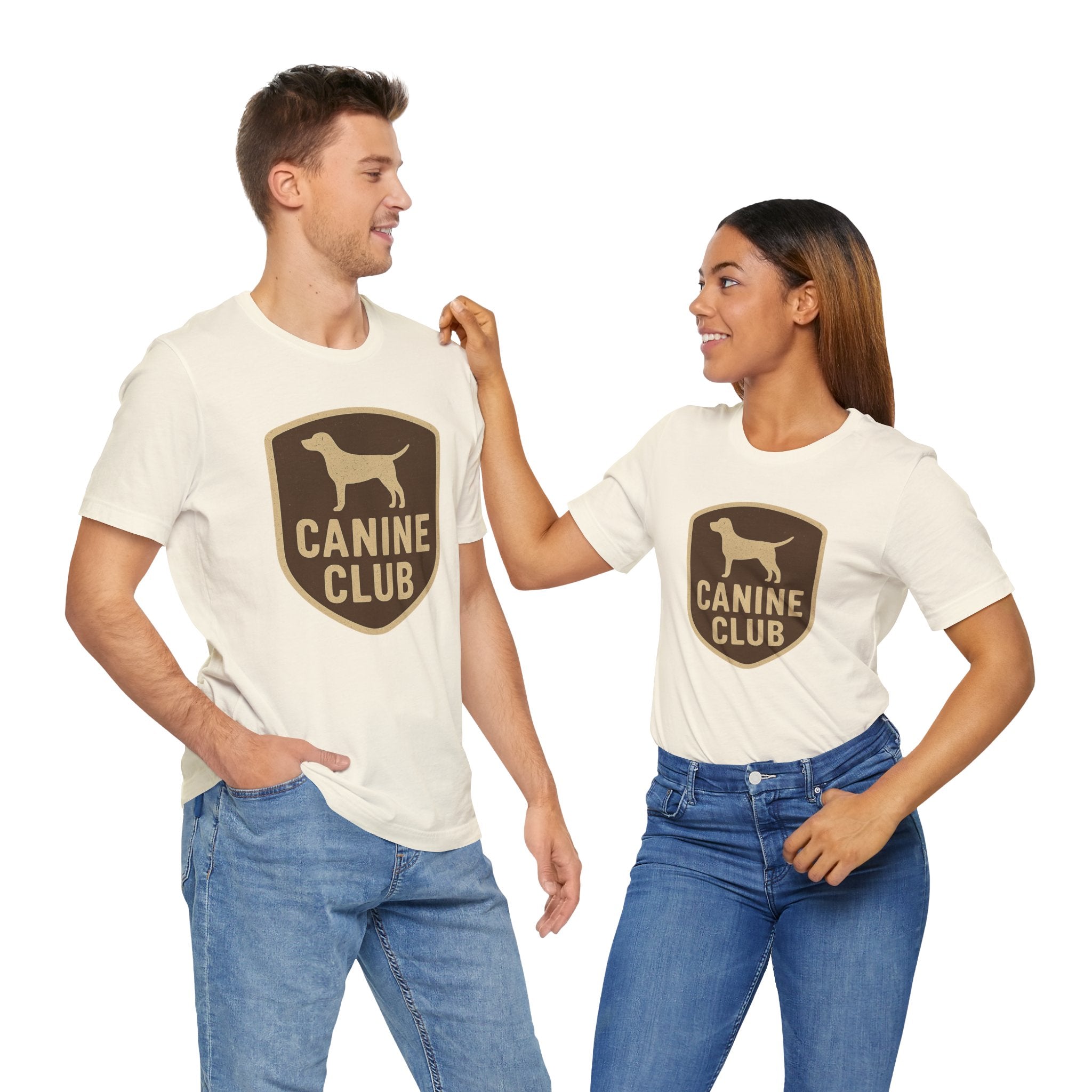 Canine Club Unisex Tee, Dog Lover Shirt, Birthday Gift, Pet Parent Apparel, Casual Wear, Animal Rescue Fundraiser