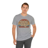 Dog Dad Retro Tee | Unisex Short Sleeve T-Shirt, Gift for Dog Lovers, Pet Dad Shirt, Casual Wear, Birthday Gift